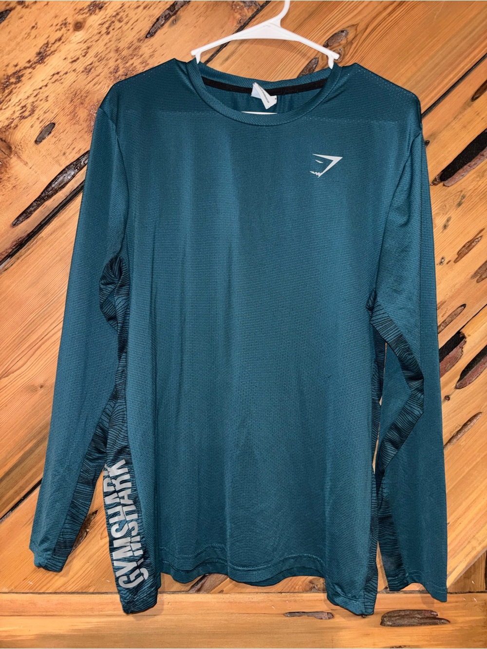 Gymshark Men’s Long Sleeve Training Top - Teal Green